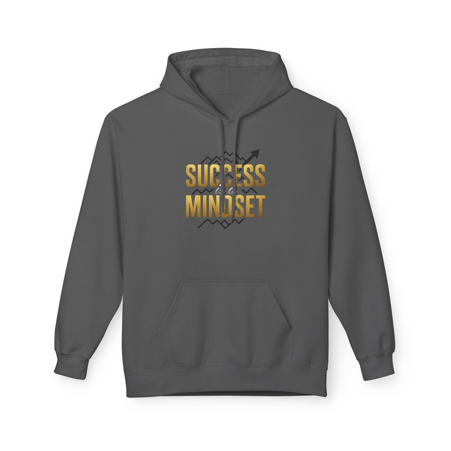 Success is a Mindset Unisex Midweight Softstyle Fleece Hoodie Afro Hair Black American Hoodie