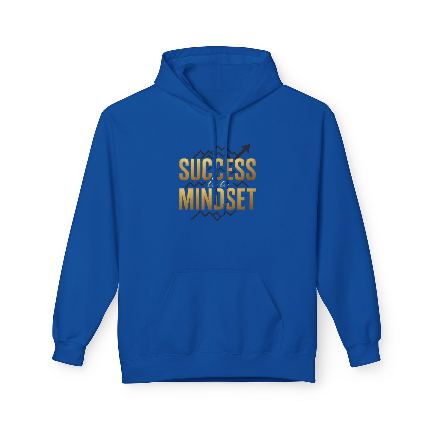 Success is a Mindset Unisex Midweight Softstyle Fleece Hoodie Afro Hair Black American Hoodie