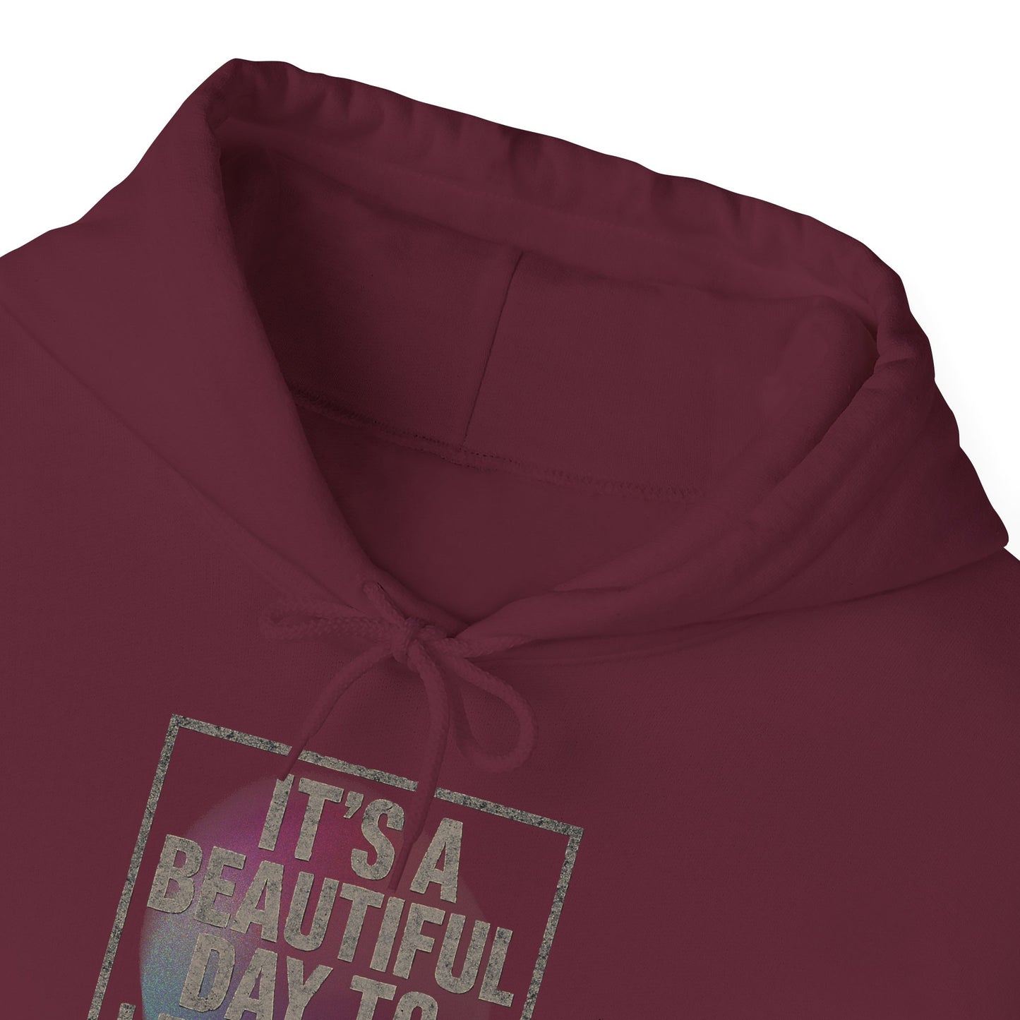 "It's a Beautiful Day to Leave Me Alone" Unisex Hoodie. Cozy Sweatshirt for Self-Care, Chill Days, Gift for Introverts, Relaxation