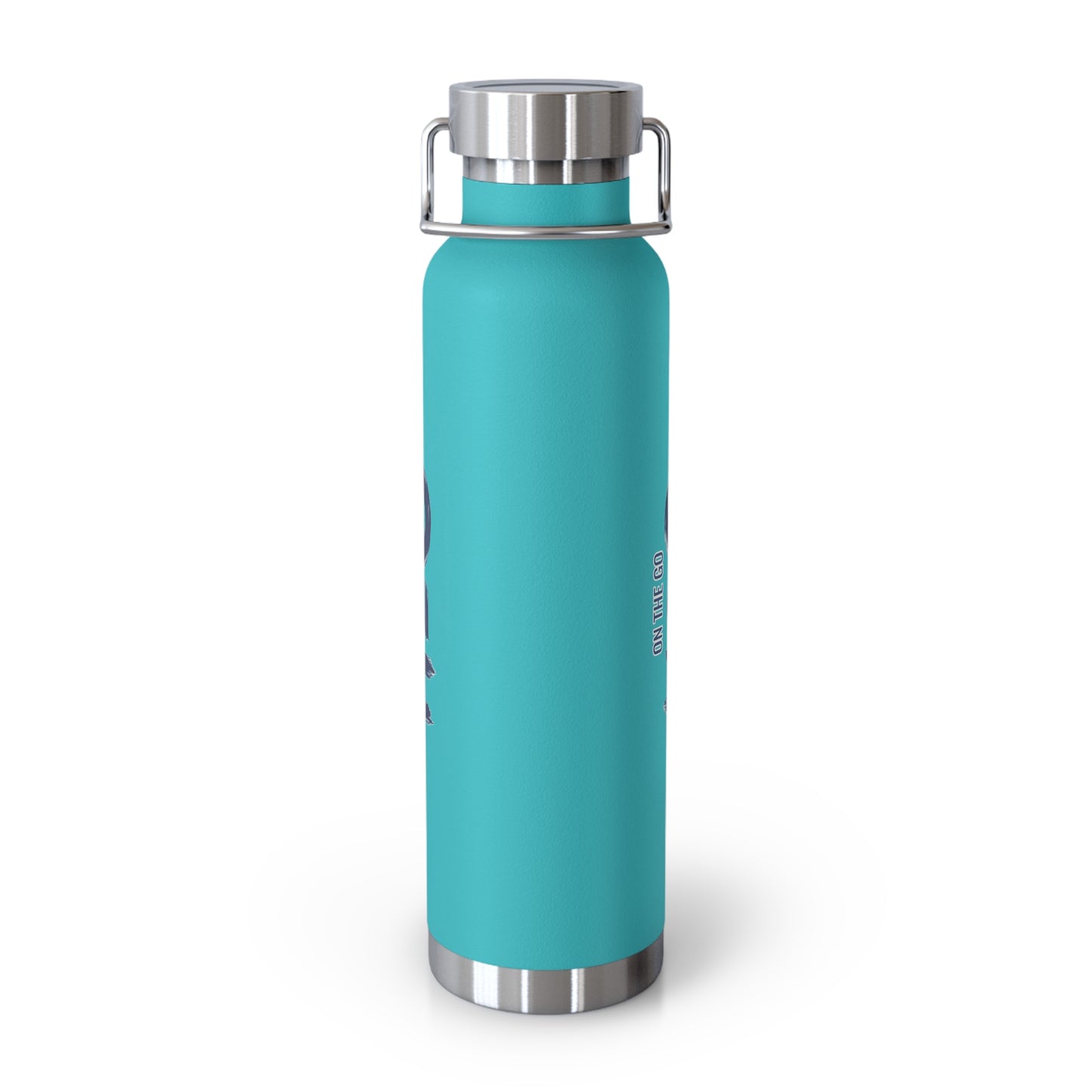On The Go H2O Design22oz Copper Vacuum Insulated Water Bottle