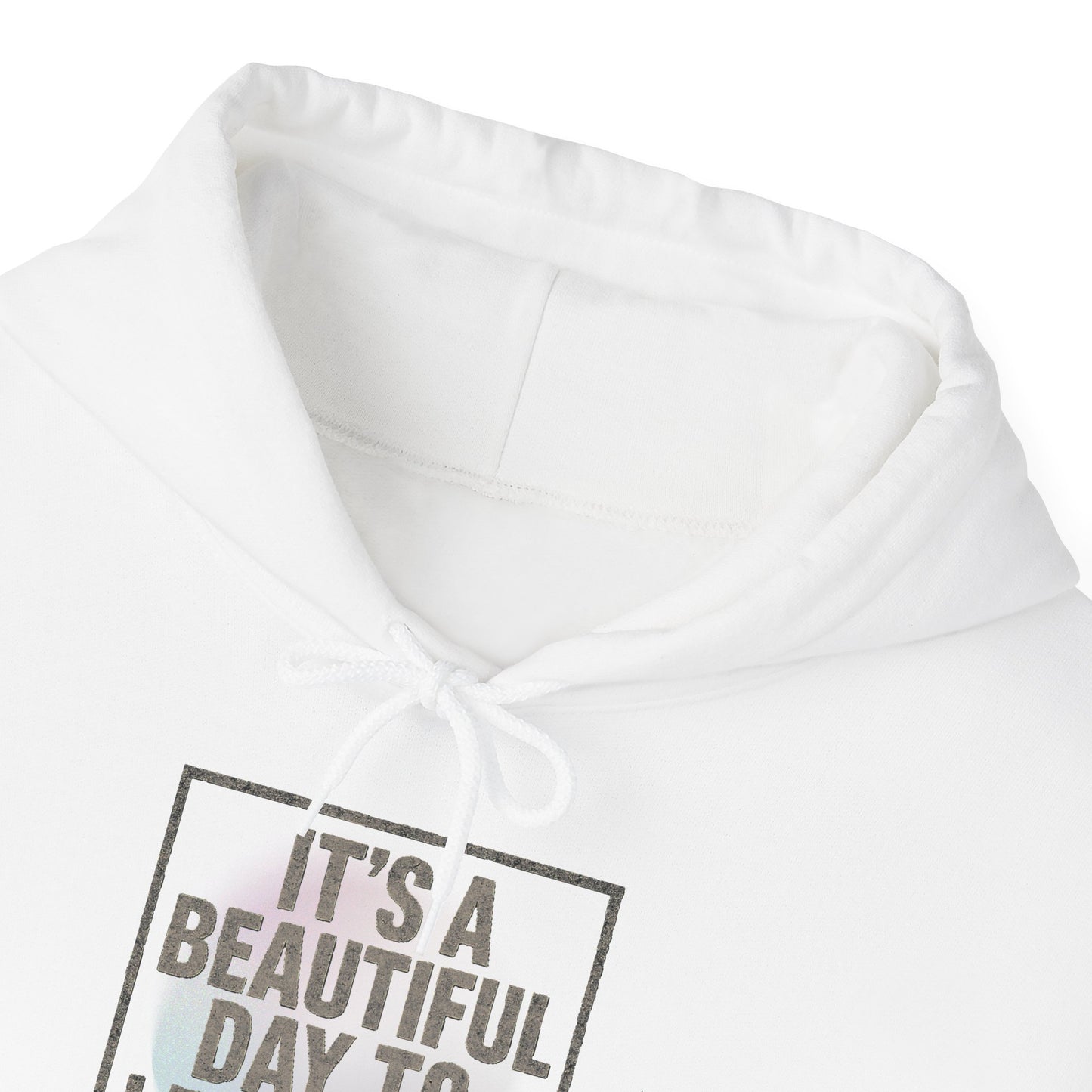 "It's a Beautiful Day to Leave Me Alone" Unisex Hoodie. Cozy Sweatshirt for Self-Care, Chill Days, Gift for Introverts, Relaxation