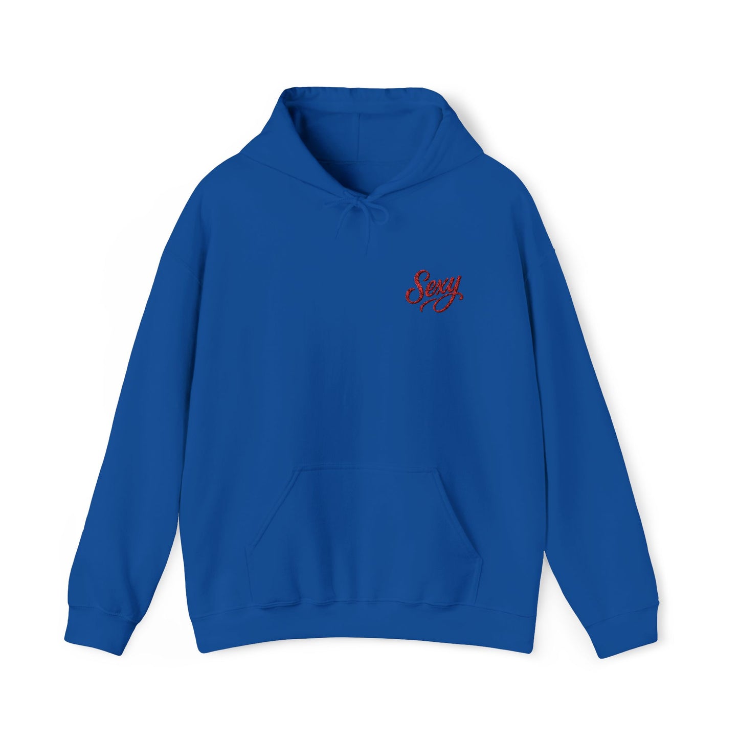 Embroidered Sexy Inspired Unisex Heavy Blend™ Hooded Sweatshirt Casual Wear Gift for Locs Lovers Afro Hair Black American African Girl