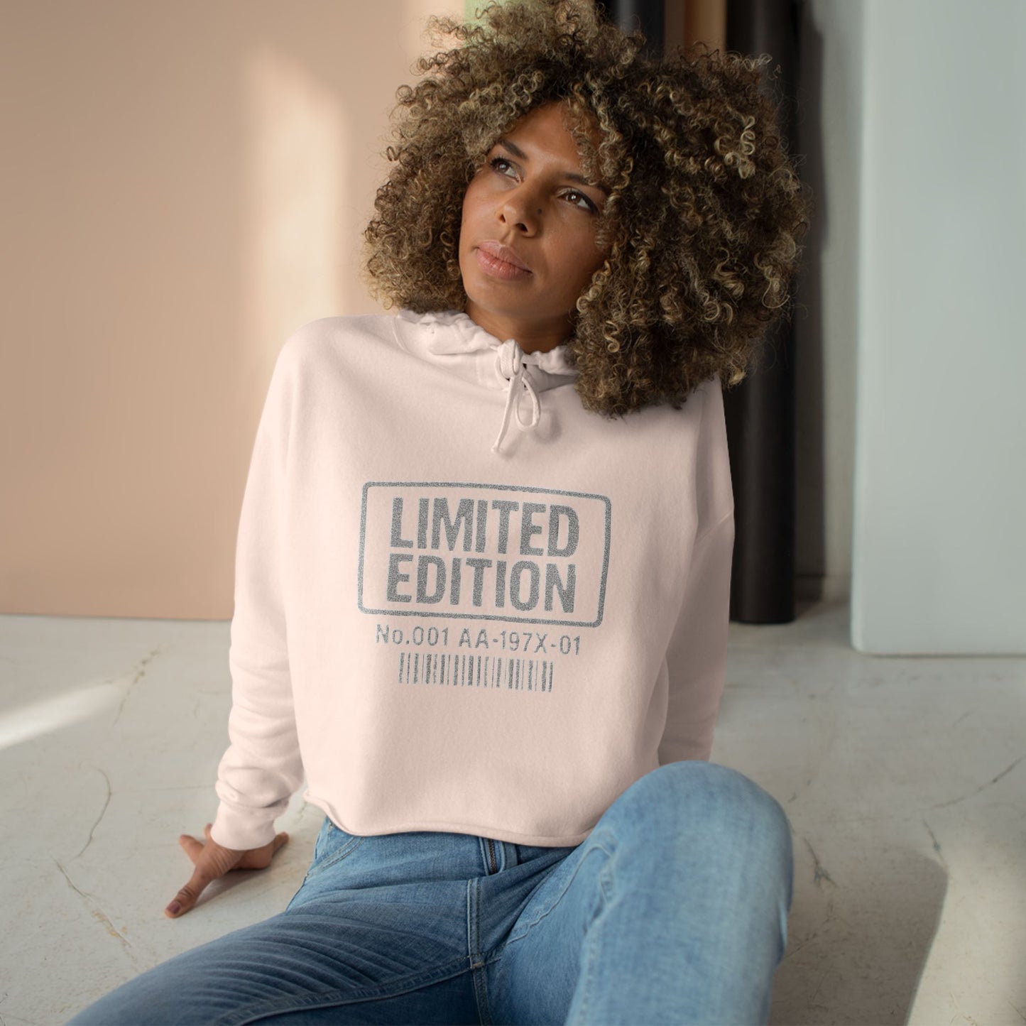 Limited Edition Crop Hoodie Casual Wear Gift for Locs Lovers Afro Hair Black American African Girl Hoodie