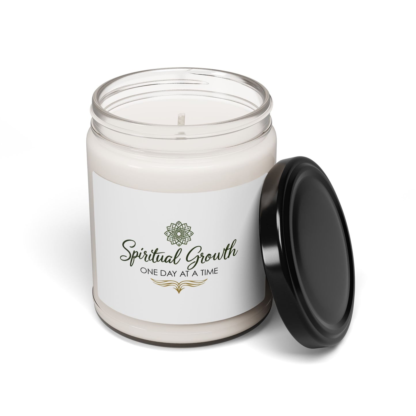 Spiritual Growth Scented Soy Candle, Meditation Gift, Aromatherapy Candle, Wellness, Home Décor, Mindfulness