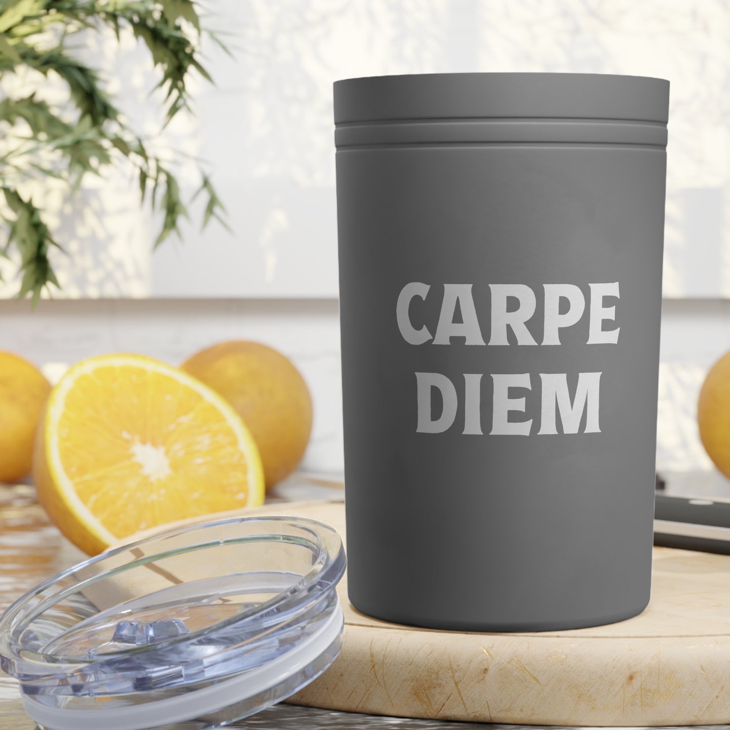 Motivational Carpe Diem Insulated Tumbler - 11oz