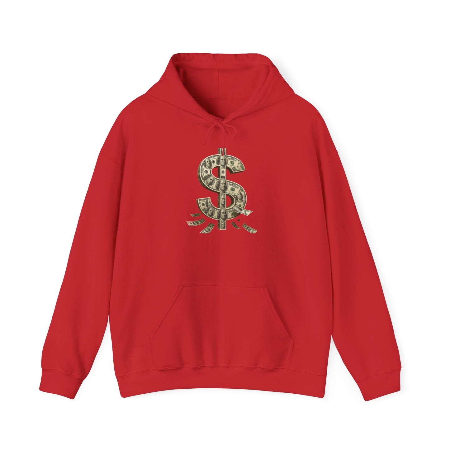 Money Symbol Hoodie. Cozy Fashion for Trendsetters, Casual Wear, Gift for Him or Her, Birthday, Casual Fridays, Streetwear
