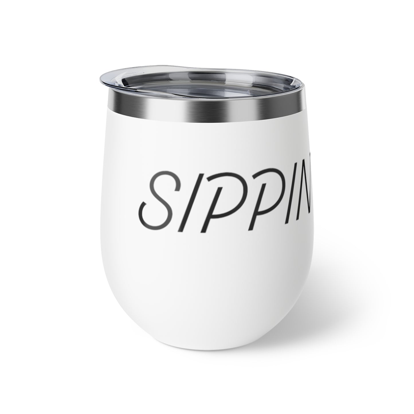 Stylish Insulated Cup, Sippin' Pretty Mug, Gift for Her, Outdoor Drinkware, Travel Tumbler, Perfect for Parties