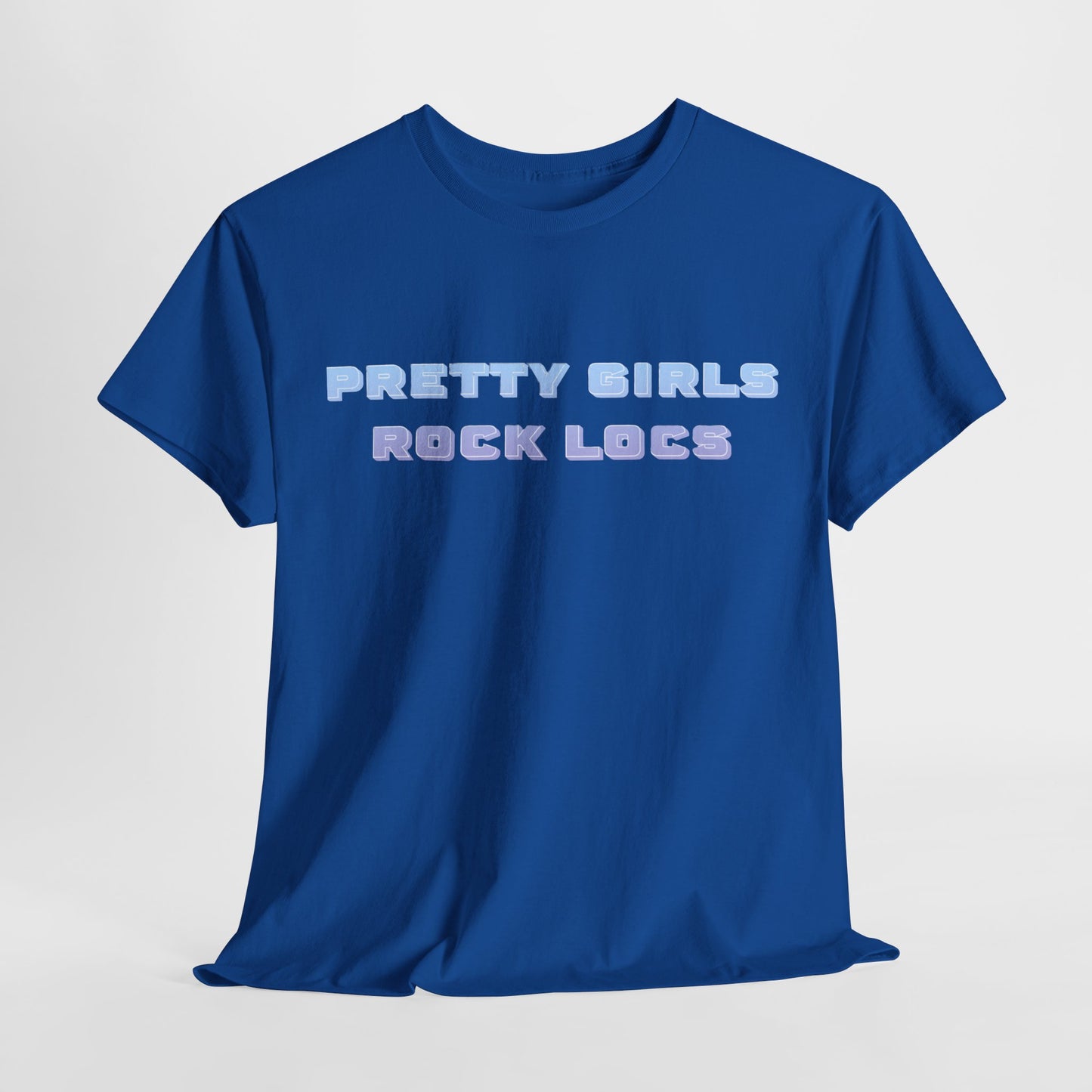 Pretty Girls Rock Locs Tee, Casual Wear Gift for Locs Lovers Afro Hair Black American African Girl T-shirt