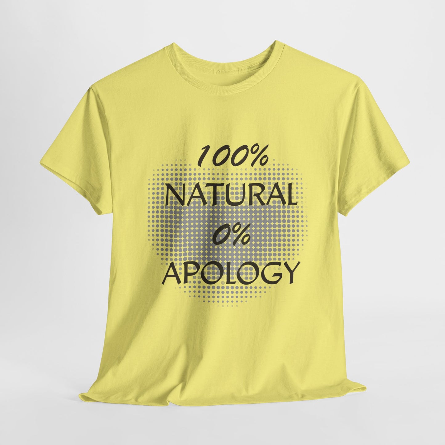 100% Natural 0% Apology Tee Casual Wear Gift for Locs Lovers Afro Hair Black American African Girl T-shirt