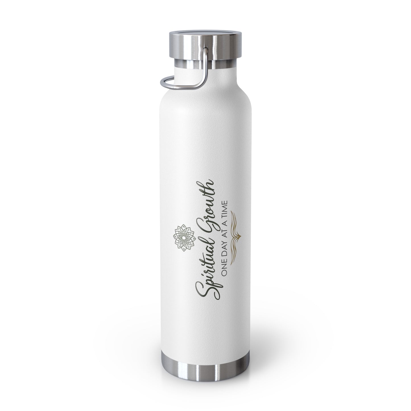 Spiritual Growth Insulated Water Bottle - 22oz Motivational Hydration Flask