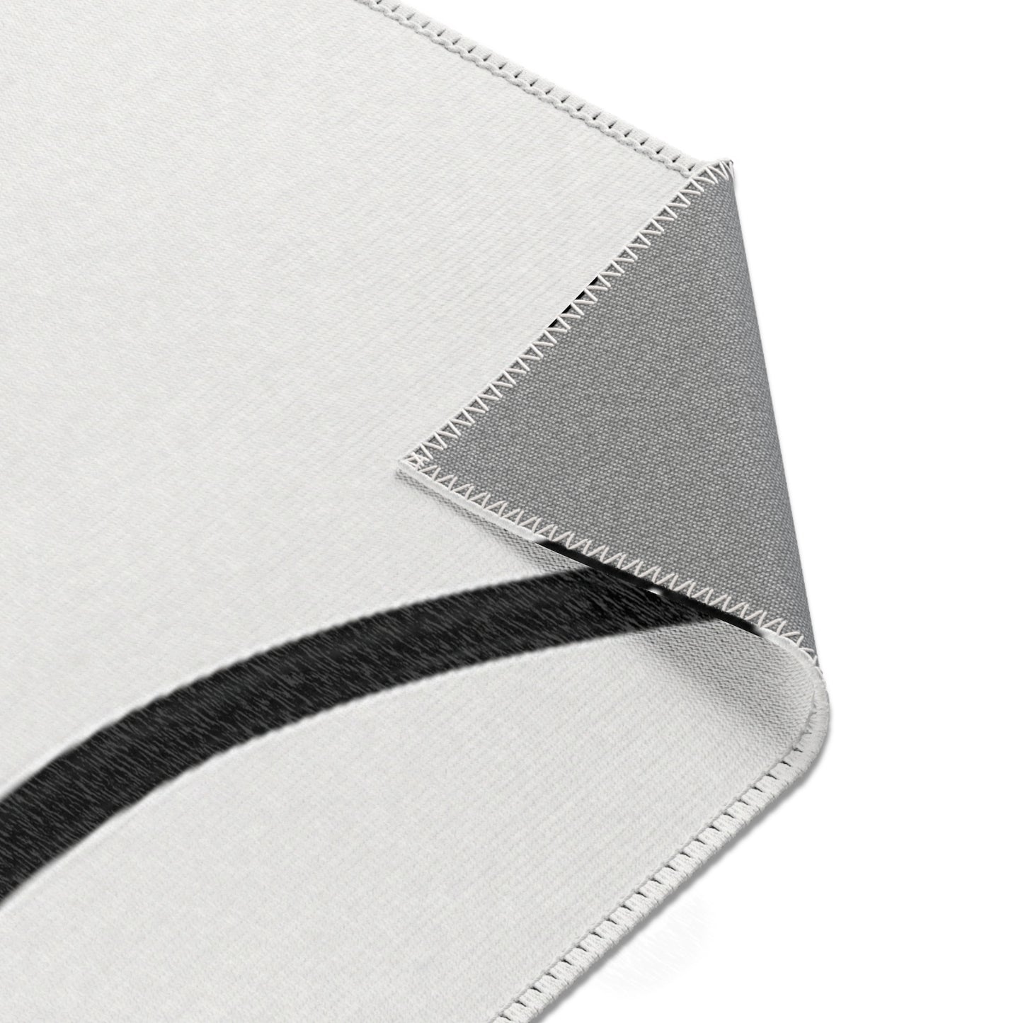 Modern Abstract Area Rug, Minimalist Home Decor, Living Room Mat, Boho Style Rug, Black and White Design