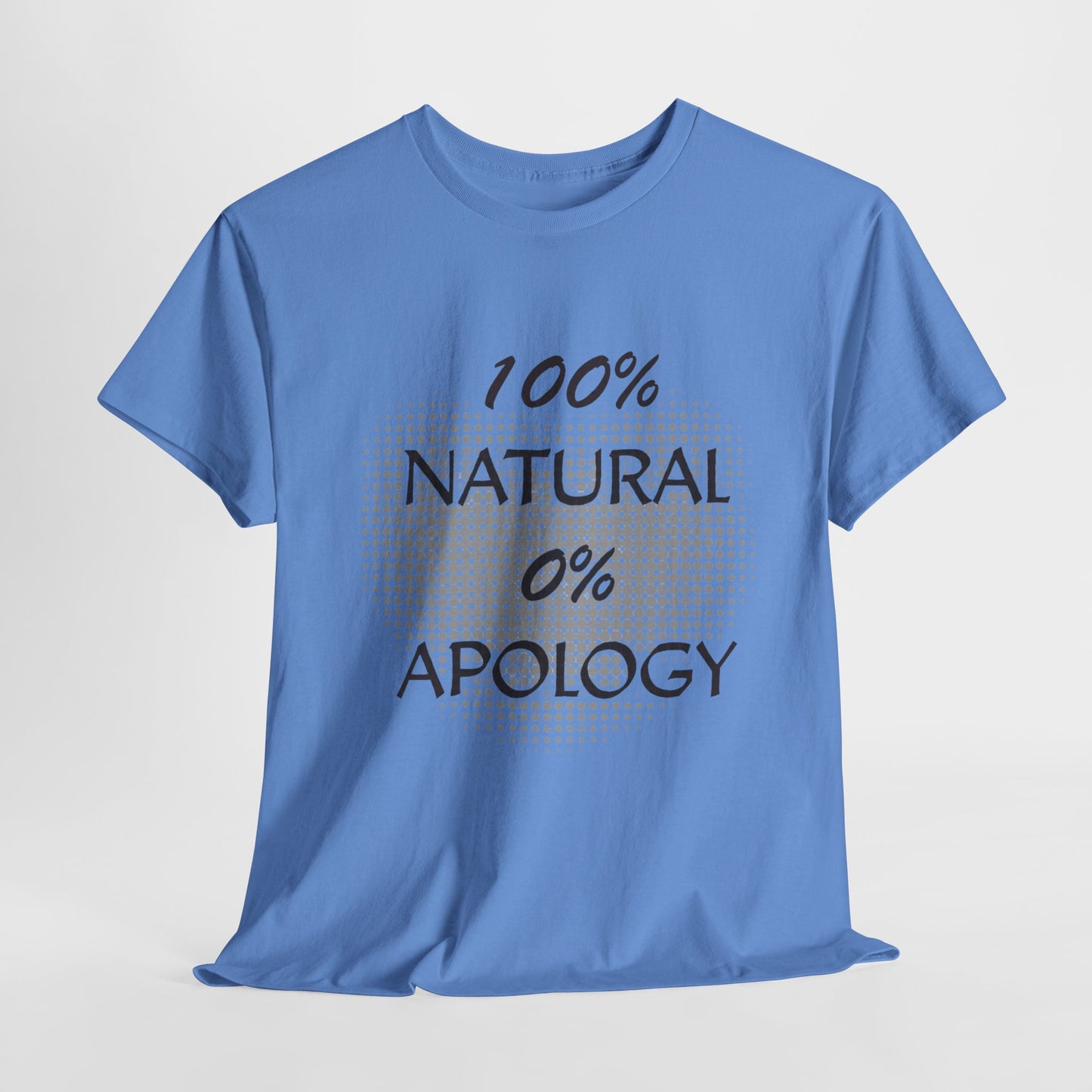 100% Natural 0% Apology Tee Casual Wear Gift for Locs Lovers Afro Hair Black American African Girl T-shirt
