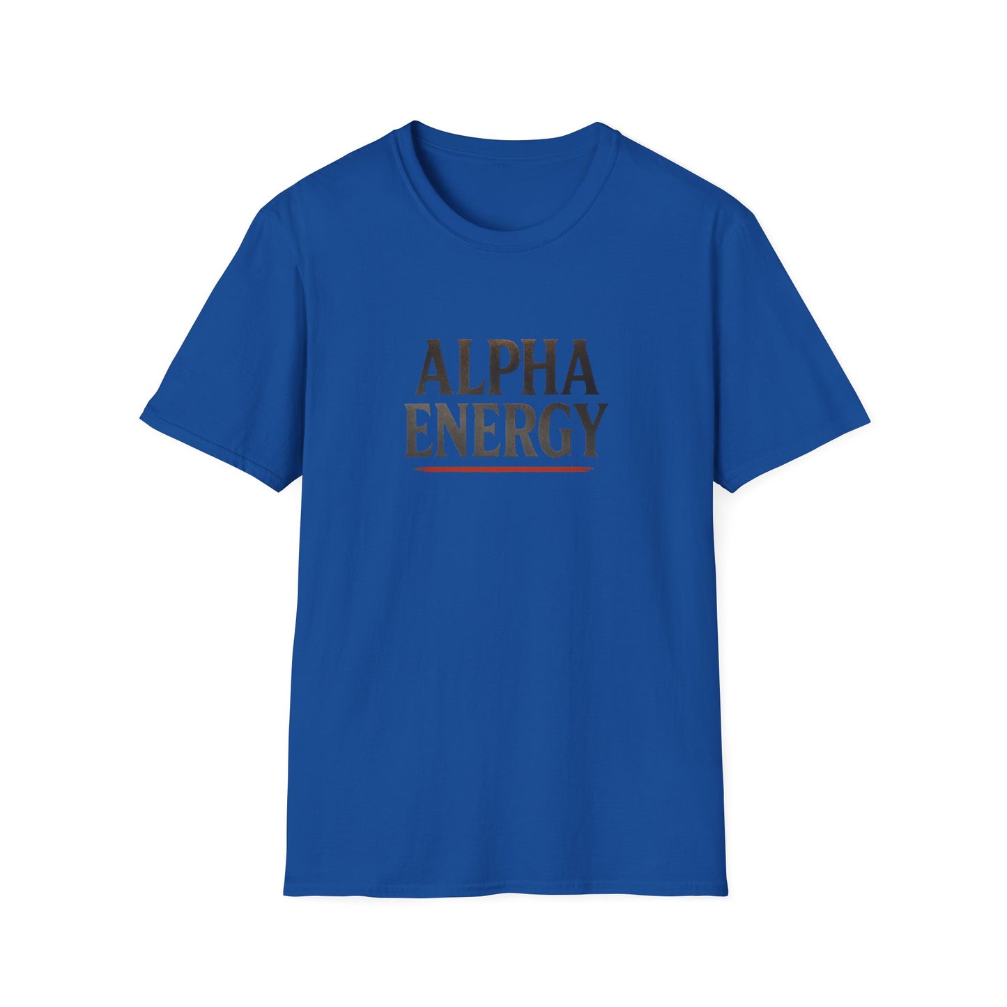 Energetic Alpha Unisex T-Shirt. Casual Wear Gift, Afro Hair Black American African Man T-shirt