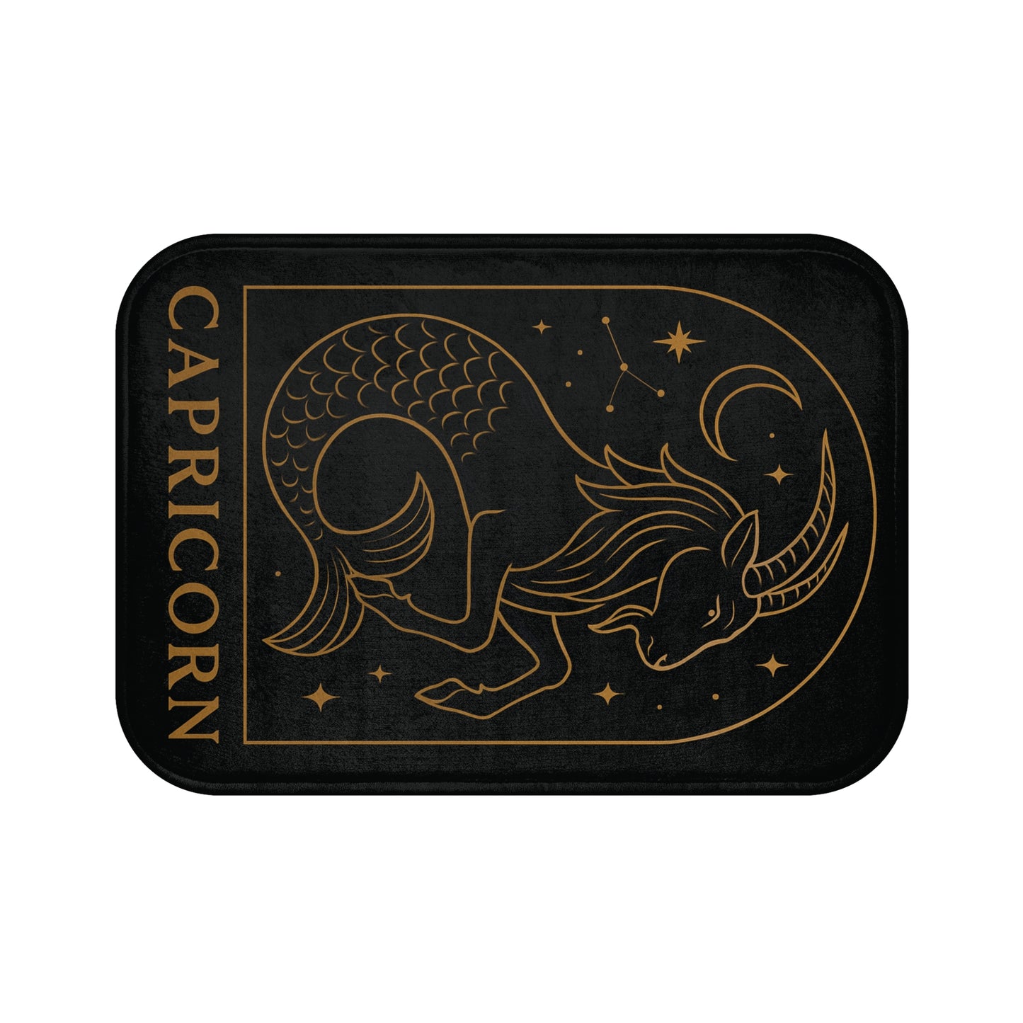 Capricorn Bathmat, Zodiac Decor, Astrological Gift, Astrology Home, Capricorn Gift Idea, Horoscope Bath Accessory