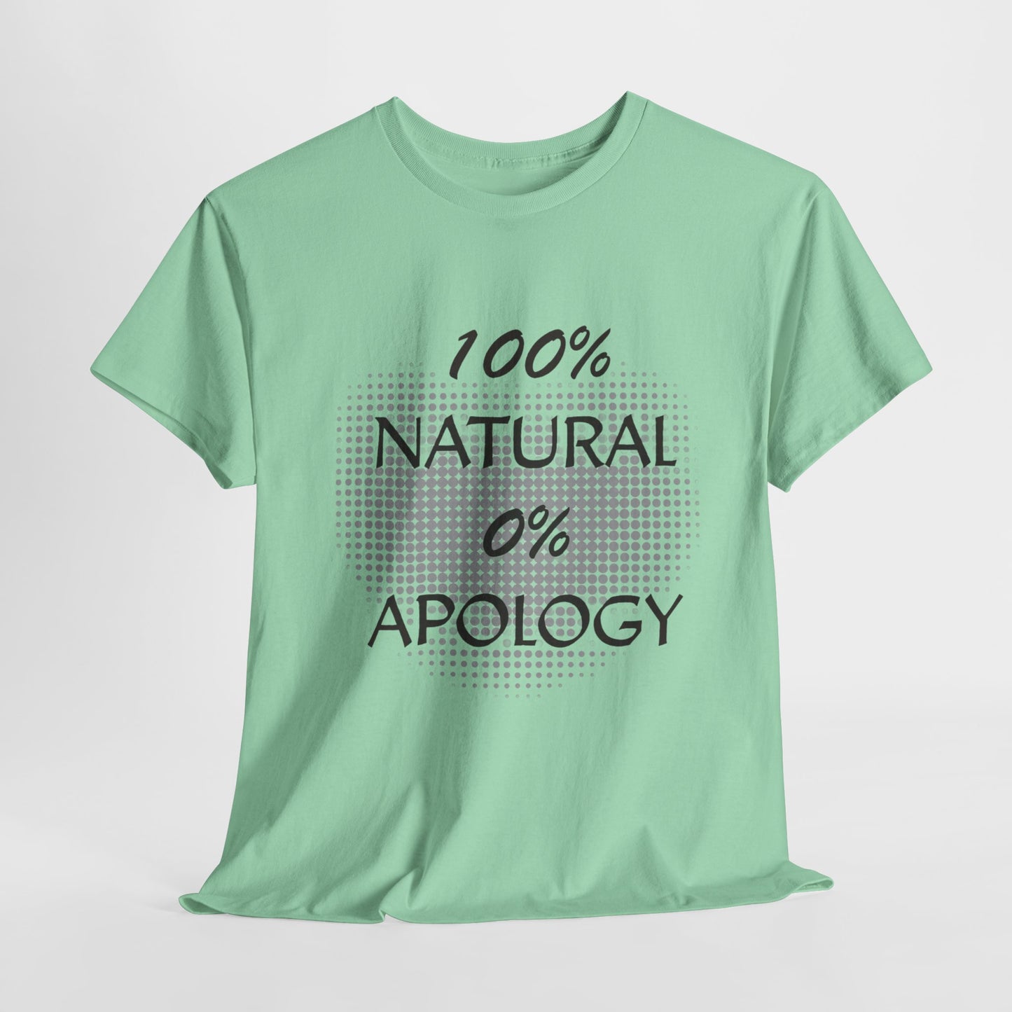 100% Natural 0% Apology Tee Casual Wear Gift for Locs Lovers Afro Hair Black American African Girl T-shirt