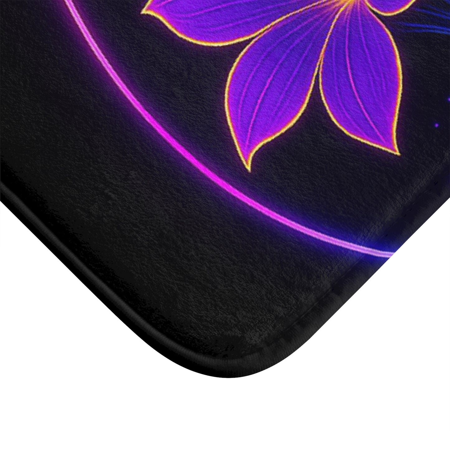 Vibrant Floral Bath Mat: Brighten Your Bathroom, Home Decor, Gift for Flower Lovers, Boho Style, Luxury Mat