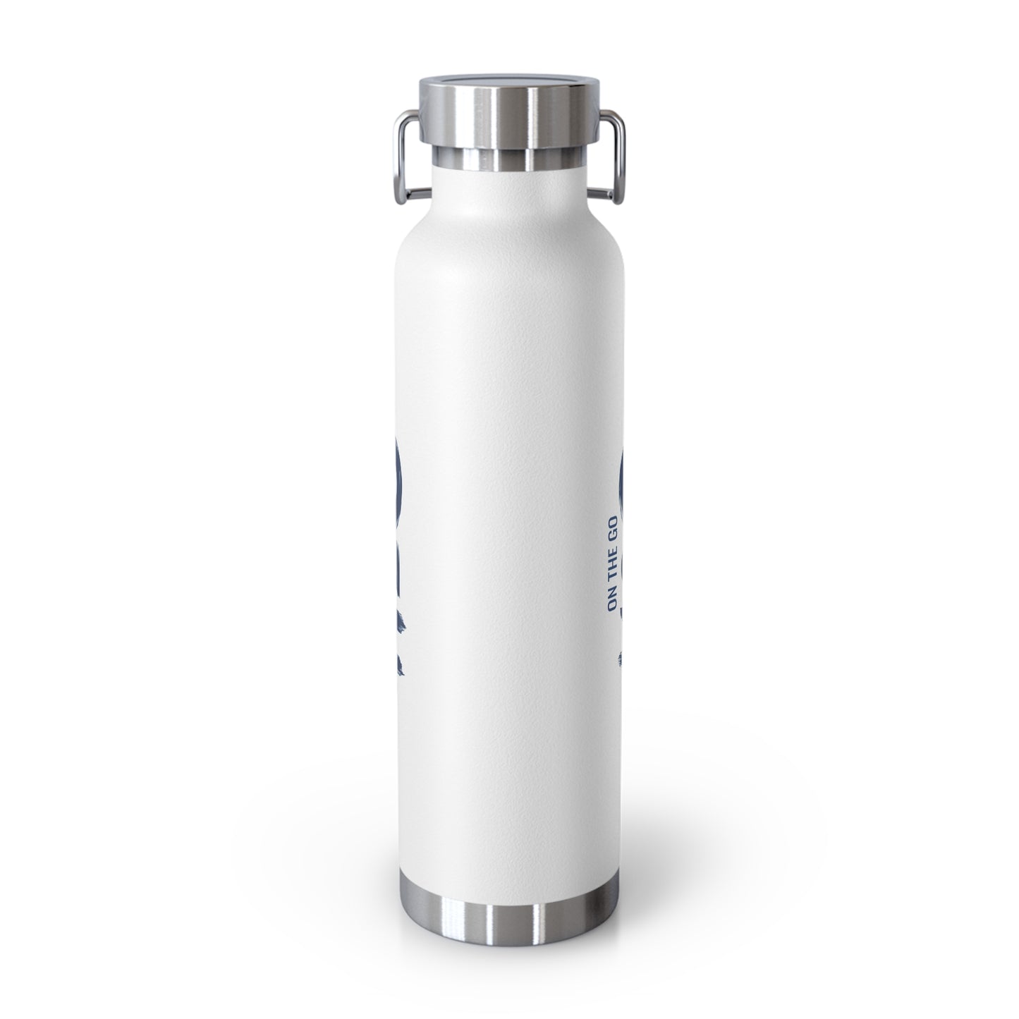On The Go H2O Design22oz Copper Vacuum Insulated Water Bottle