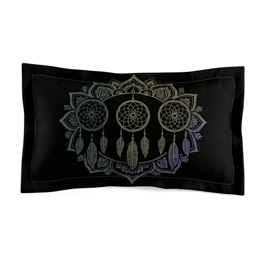 Dreamcatcher Microfiber Pillow Sham, Bohemian Bedding Decor, Bedroom Accessories, Gift for Dreamers, Home Décor