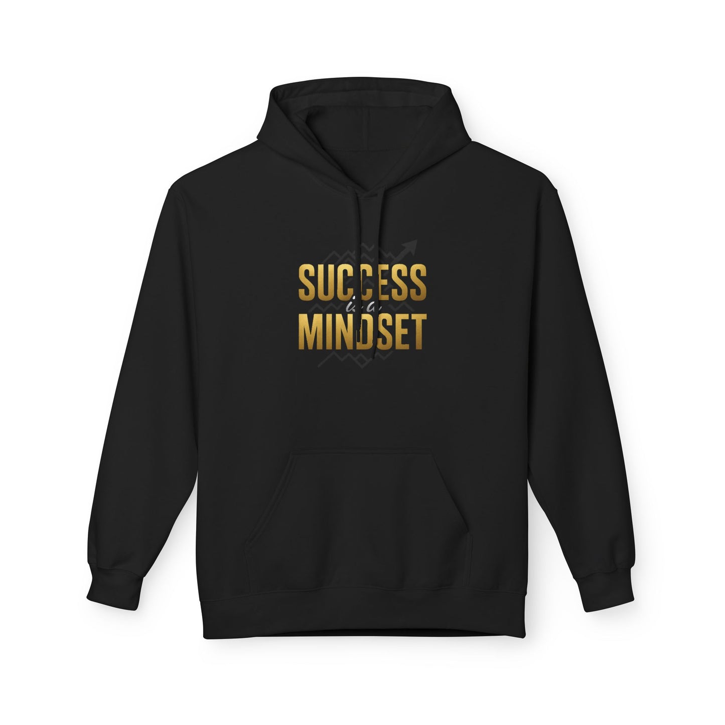Success is a Mindset Unisex Midweight Softstyle Fleece Hoodie Afro Hair Black American Hoodie