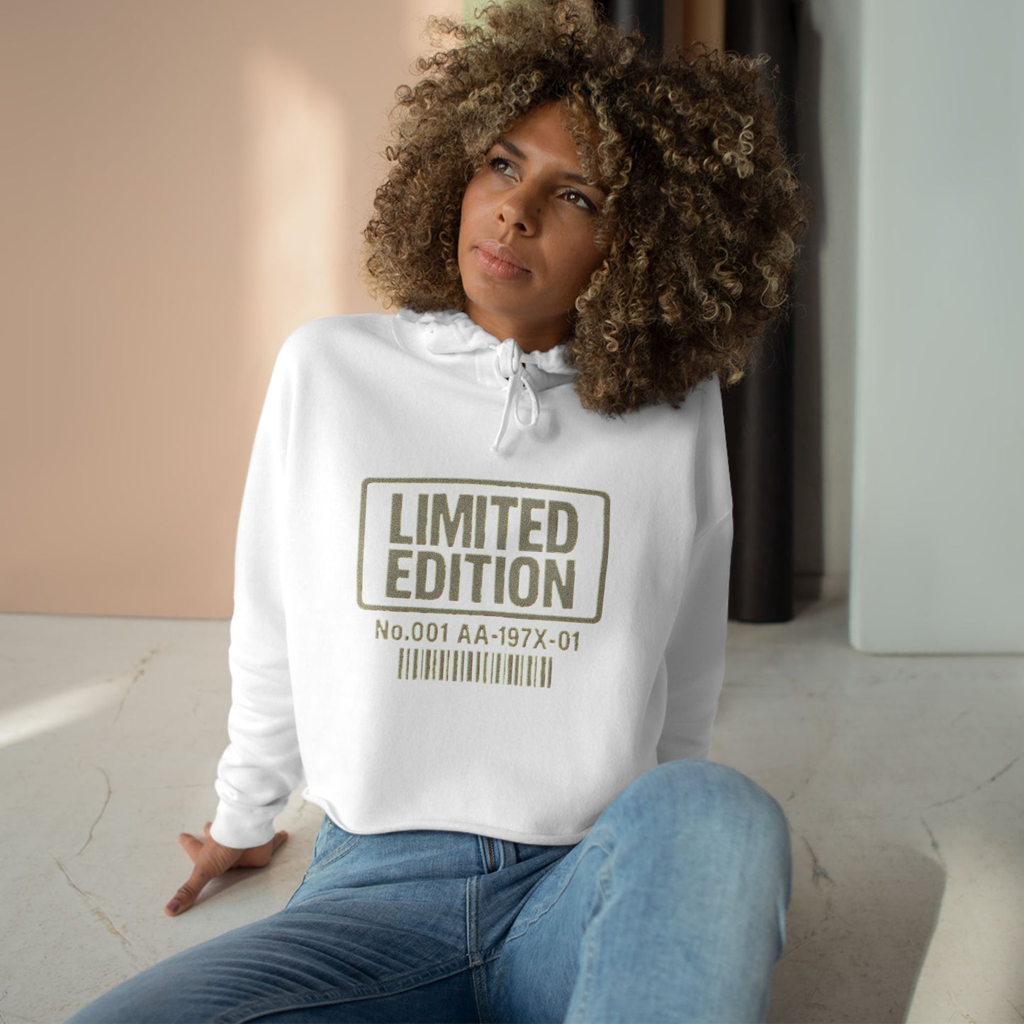 Limited Edition Crop Hoodie Casual Wear Gift for Locs Lovers Afro Hair Black American African Girl Hoodie