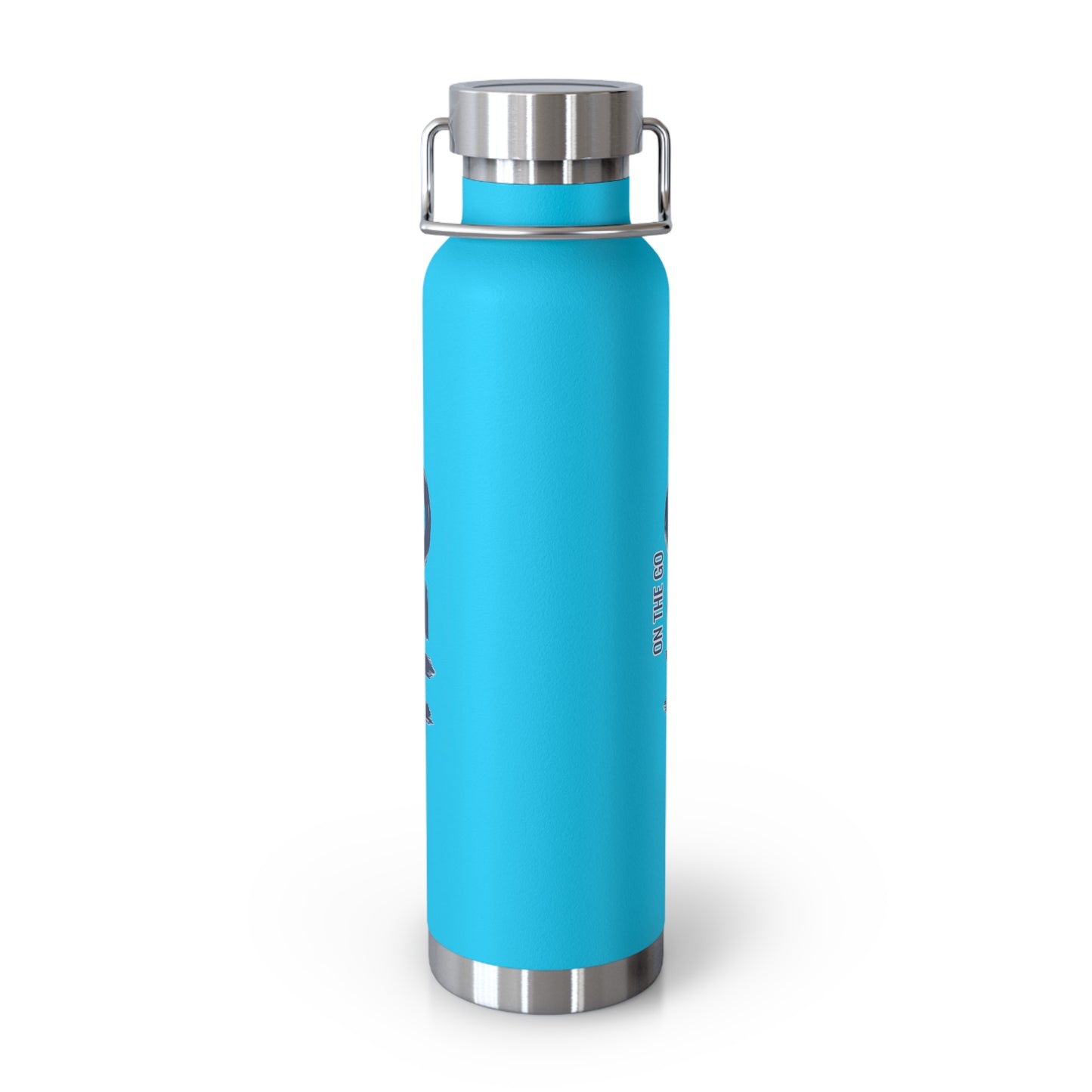 On The Go H2O Design22oz Copper Vacuum Insulated Water Bottle