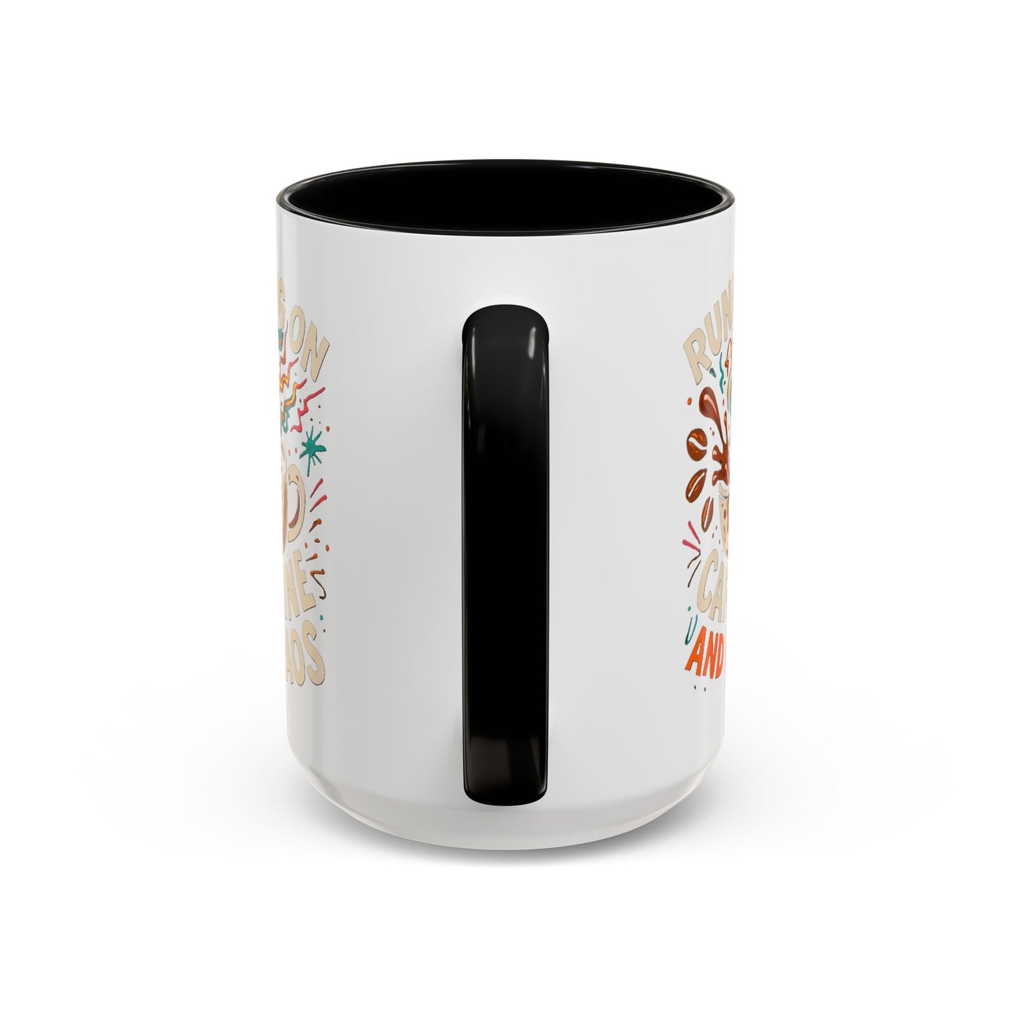 Caffeine and Chaos Accent Coffee Mug (11, 15oz)