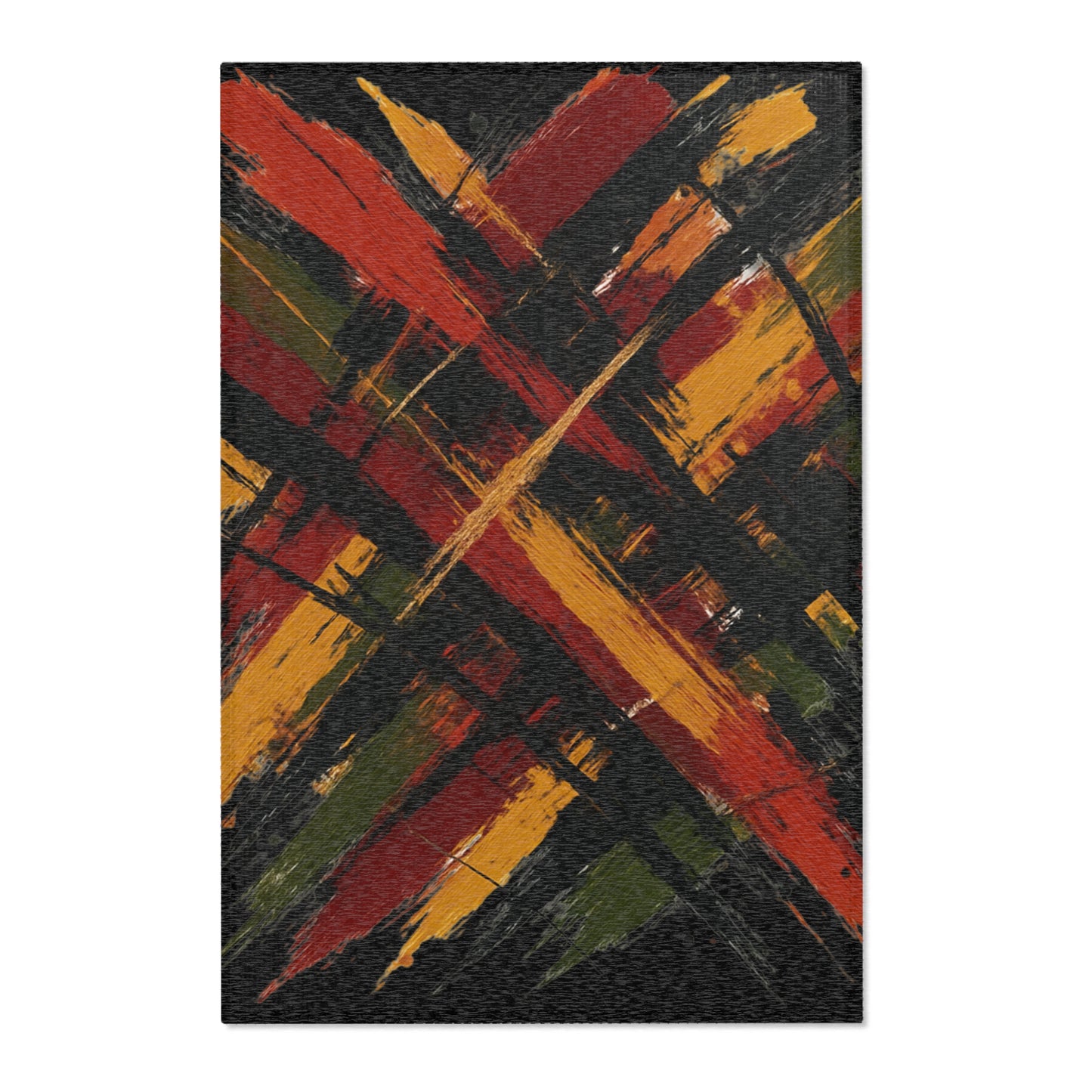 Stylish Area Rug Afrocentric Design, Home Décor, Living Room Carpet, Bedroom Rug, Floor Mat, Gift for Housewarming, Eco-Friendly
