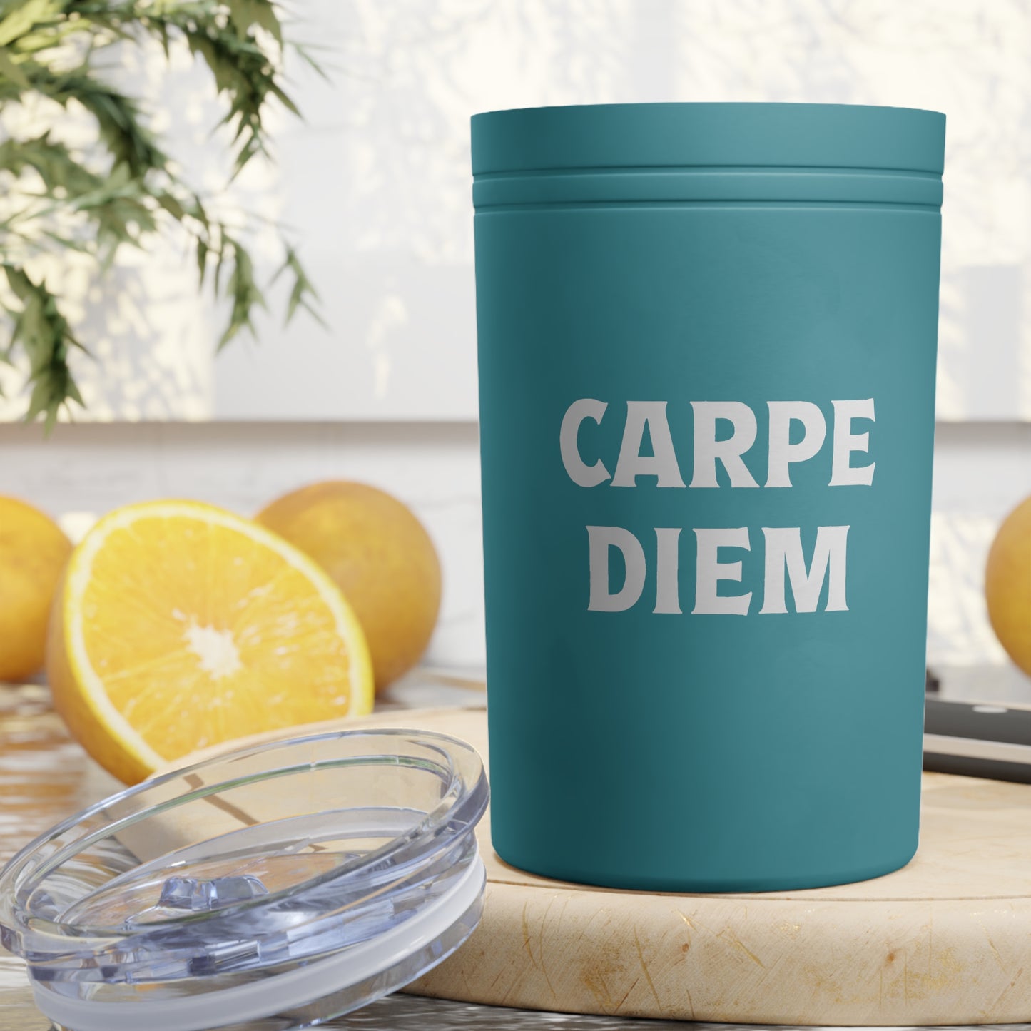 Motivational Carpe Diem Insulated Tumbler - 11oz