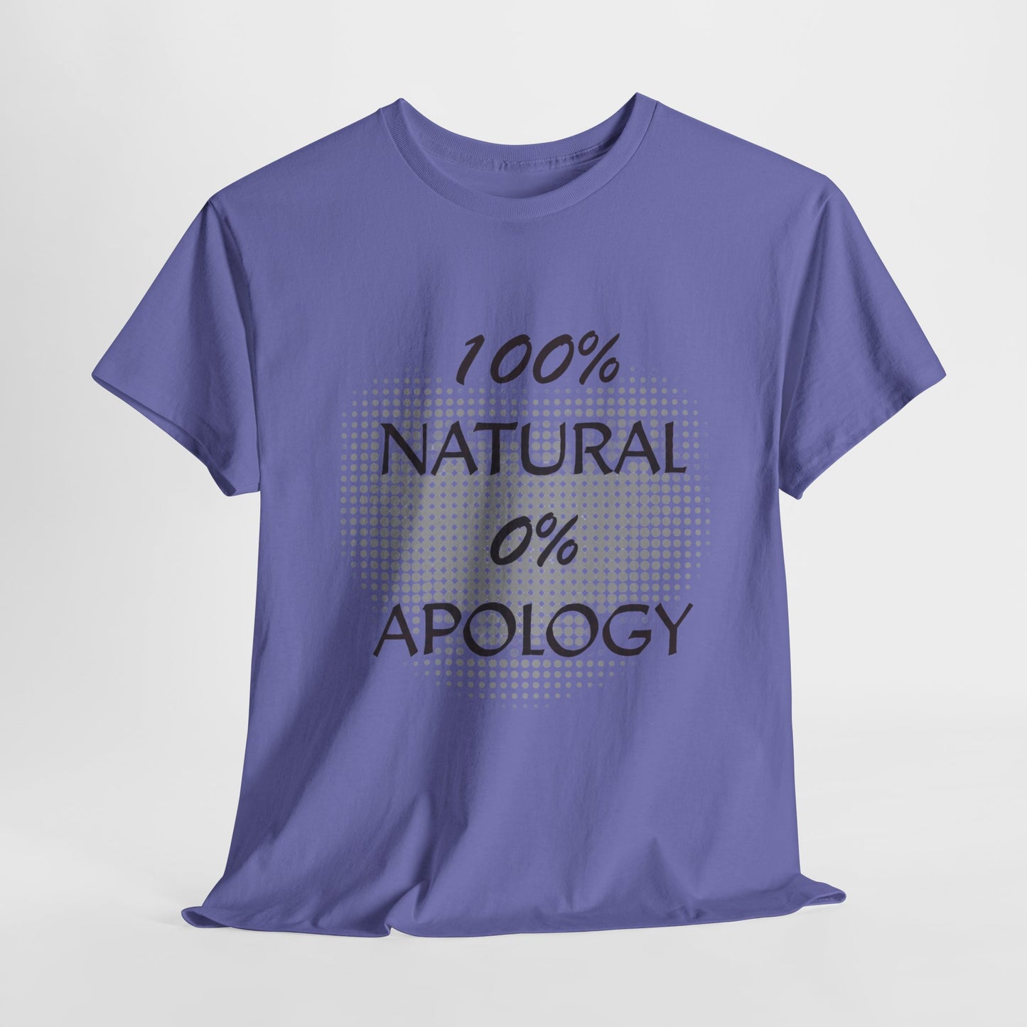 100% Natural 0% Apology Tee Casual Wear Gift for Locs Lovers Afro Hair Black American African Girl T-shirt
