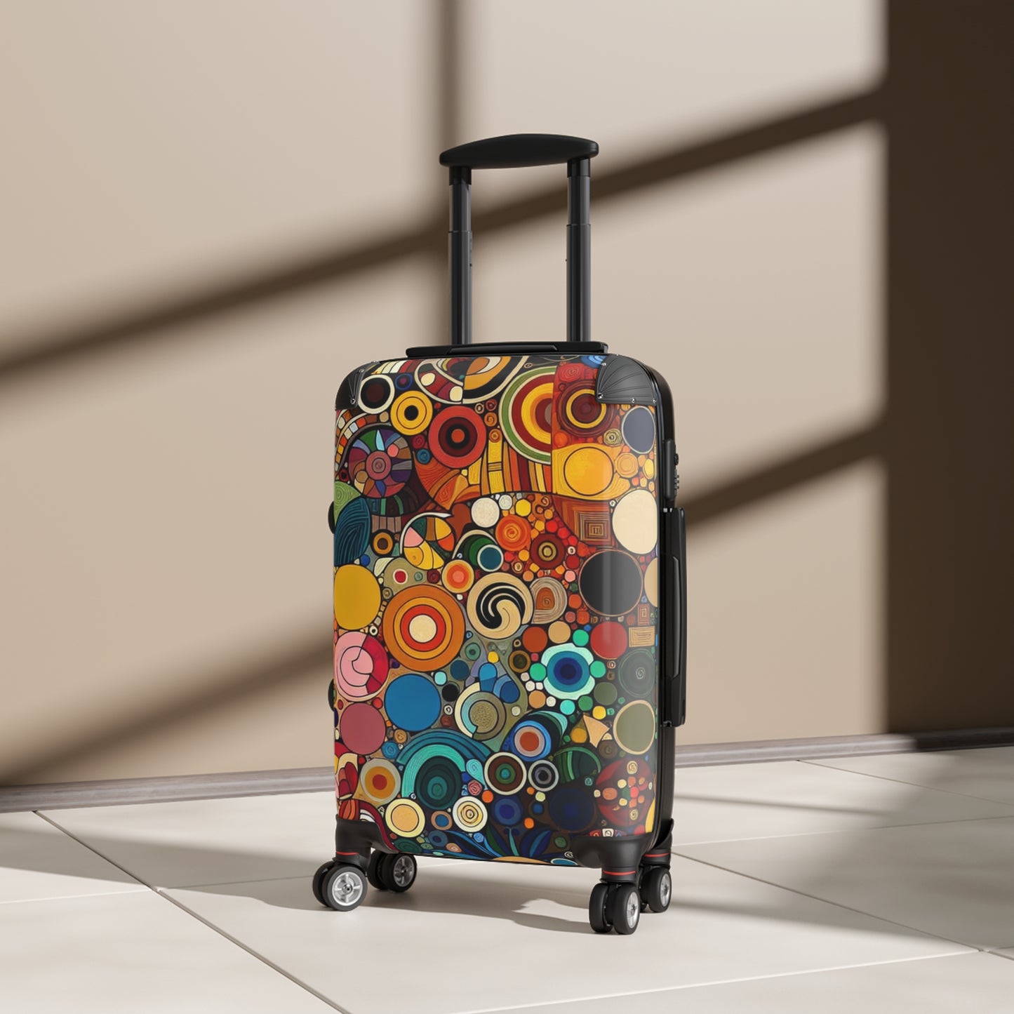 Vibrant Art Suitcase, Colorful Luggage for Travelers, Unique Carry-On Bag for Adventures, Perfect Travel Gift, Stylish Vacation Essential
