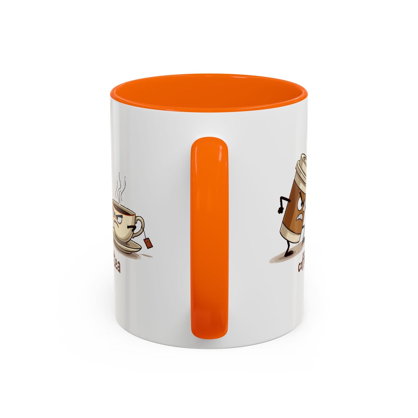 Coffee vs Tea Humorous Accent Mug. 11oz & 15oz. Perfect Gift for Coffee Lovers