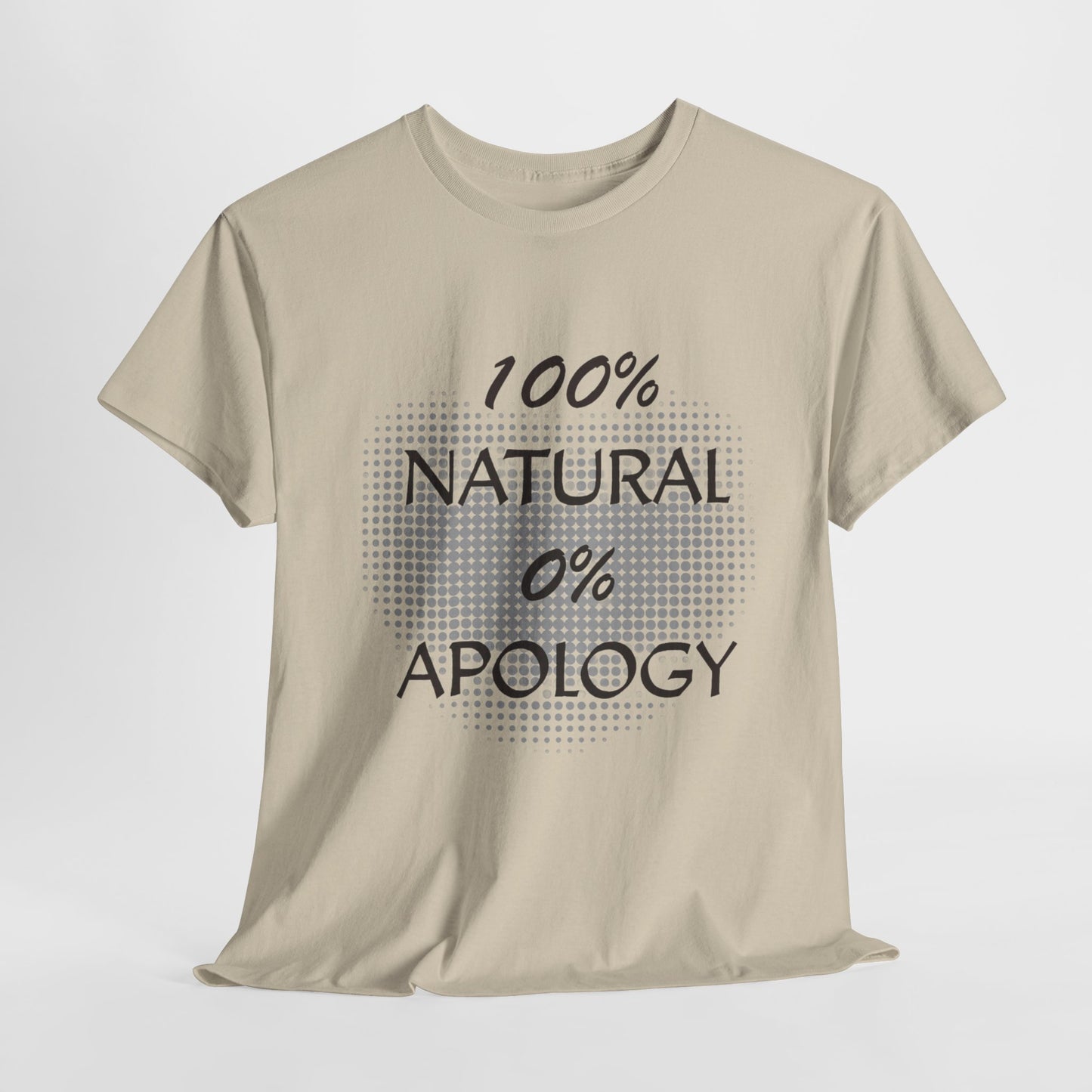 100% Natural 0% Apology Tee Casual Wear Gift for Locs Lovers Afro Hair Black American African Girl T-shirt