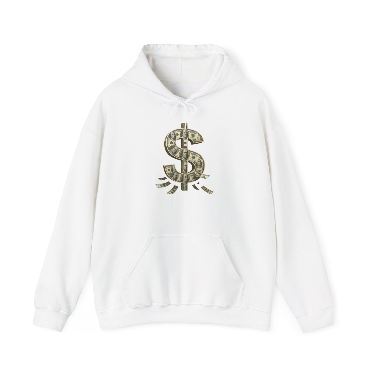 Money Symbol Hoodie. Cozy Fashion for Trendsetters, Casual Wear, Gift for Him or Her, Birthday, Casual Fridays, Streetwear