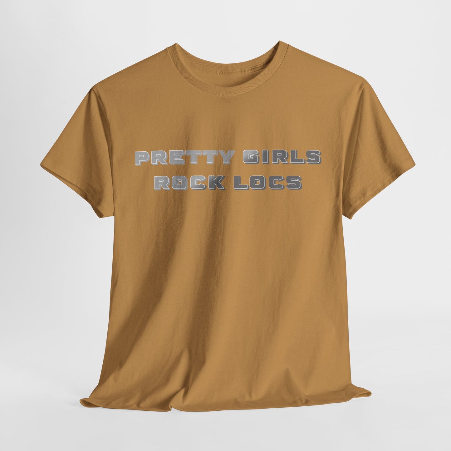 Pretty Girls Rock Locs Tee, Casual Wear Gift for Locs Lovers Afro Hair Black American African Girl T-shirt