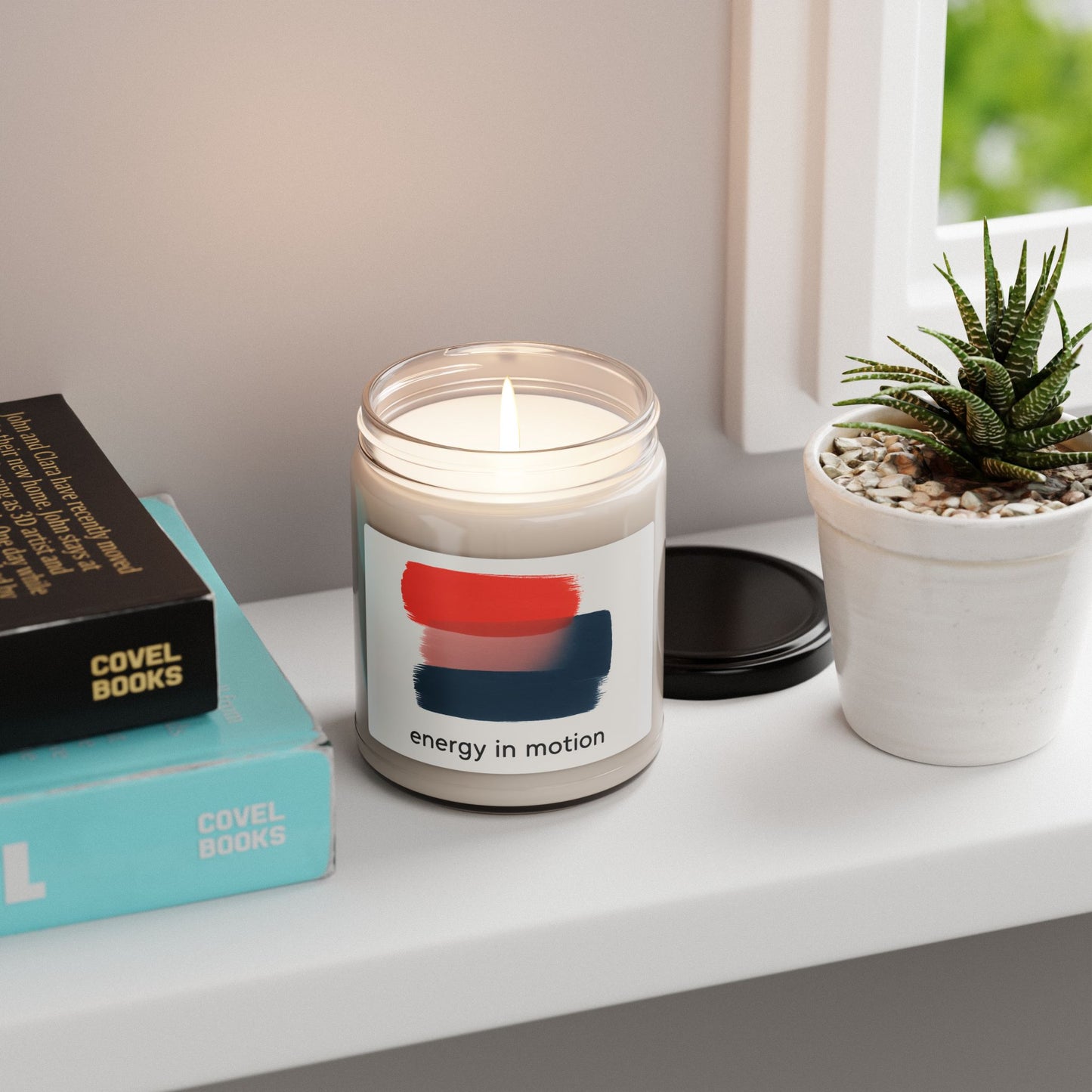 Energizing Soy Candle, Aromatherapy, Home Decor, Gift for Her, Relaxation