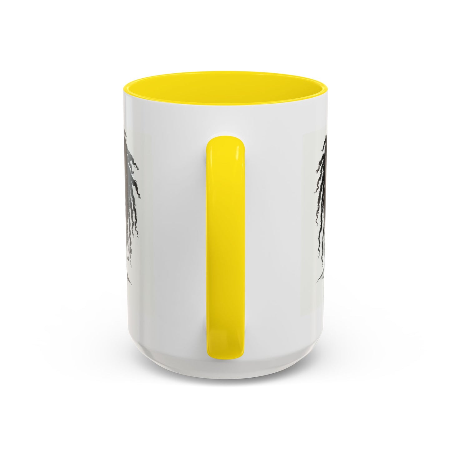 Messy Bun Personalized Coffee Mug, Gift for Coffee Lovers, Afro Hair Black American African Girl