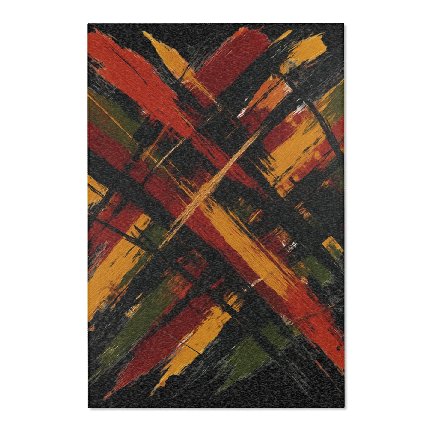 Stylish Area Rug Afrocentric Design, Home Décor, Living Room Carpet, Bedroom Rug, Floor Mat, Gift for Housewarming, Eco-Friendly