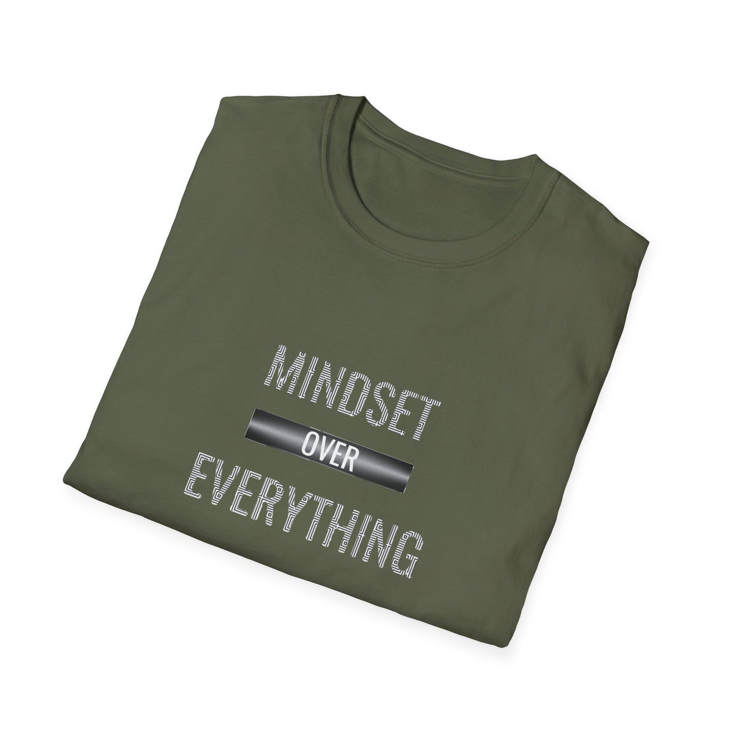 Mindset Over Everything Unisex T-Shirt, Motivational Tee, Gift for Entrepreneurs, Casual Wear, Wellness Apparel, Birthday Gift