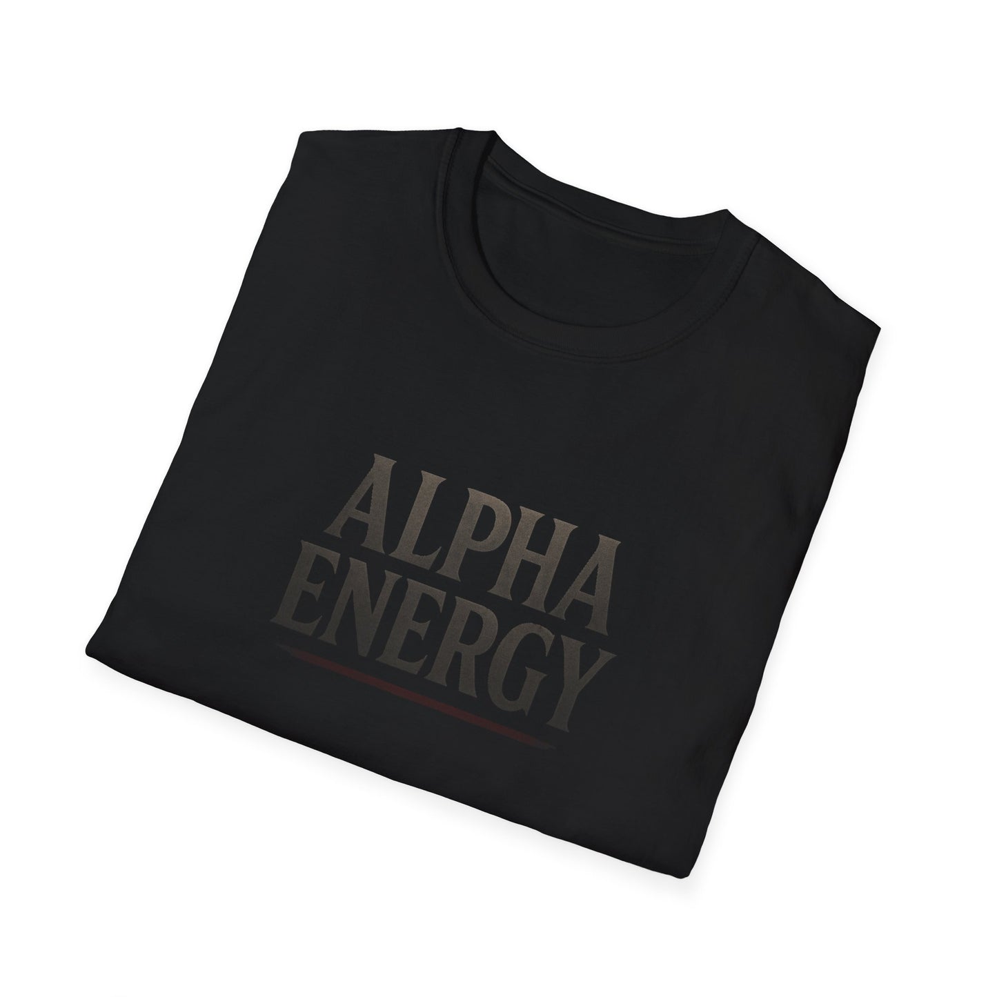 Energetic Alpha Unisex T-Shirt. Casual Wear Gift, Afro Hair Black American African Man T-shirt