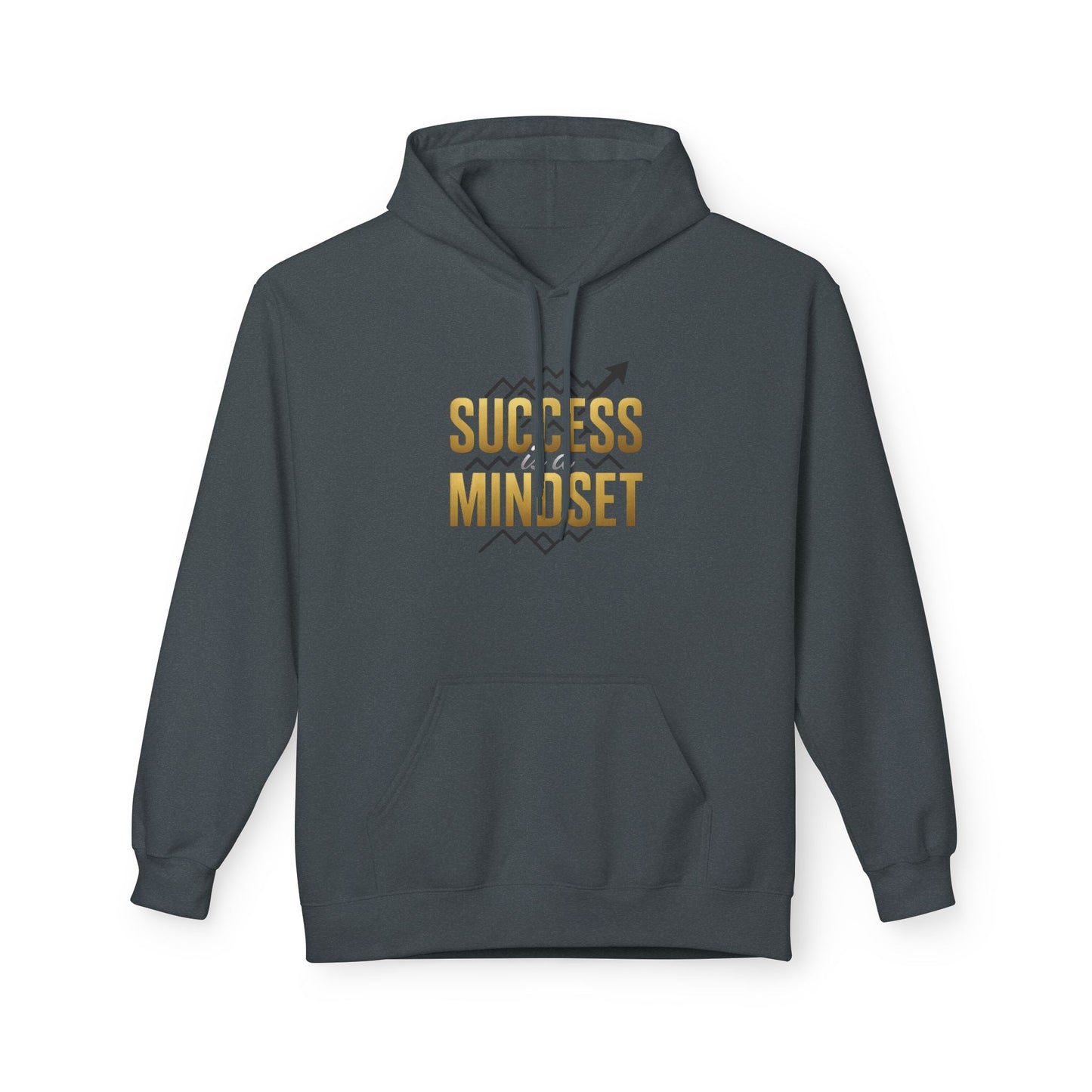Success is a Mindset Unisex Midweight Softstyle Fleece Hoodie Afro Hair Black American Hoodie