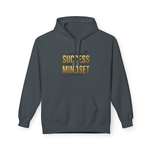 Success is a Mindset Unisex Midweight Softstyle Fleece Hoodie Afro Hair Black American Hoodie
