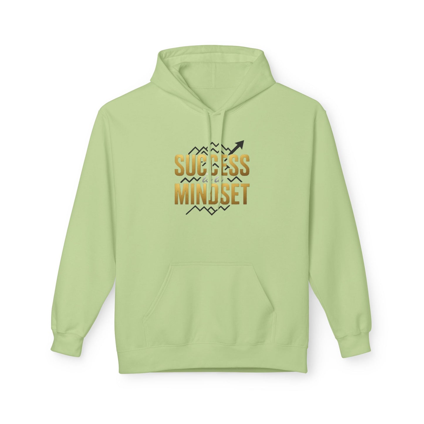 Success is a Mindset Unisex Midweight Softstyle Fleece Hoodie Afro Hair Black American Hoodie