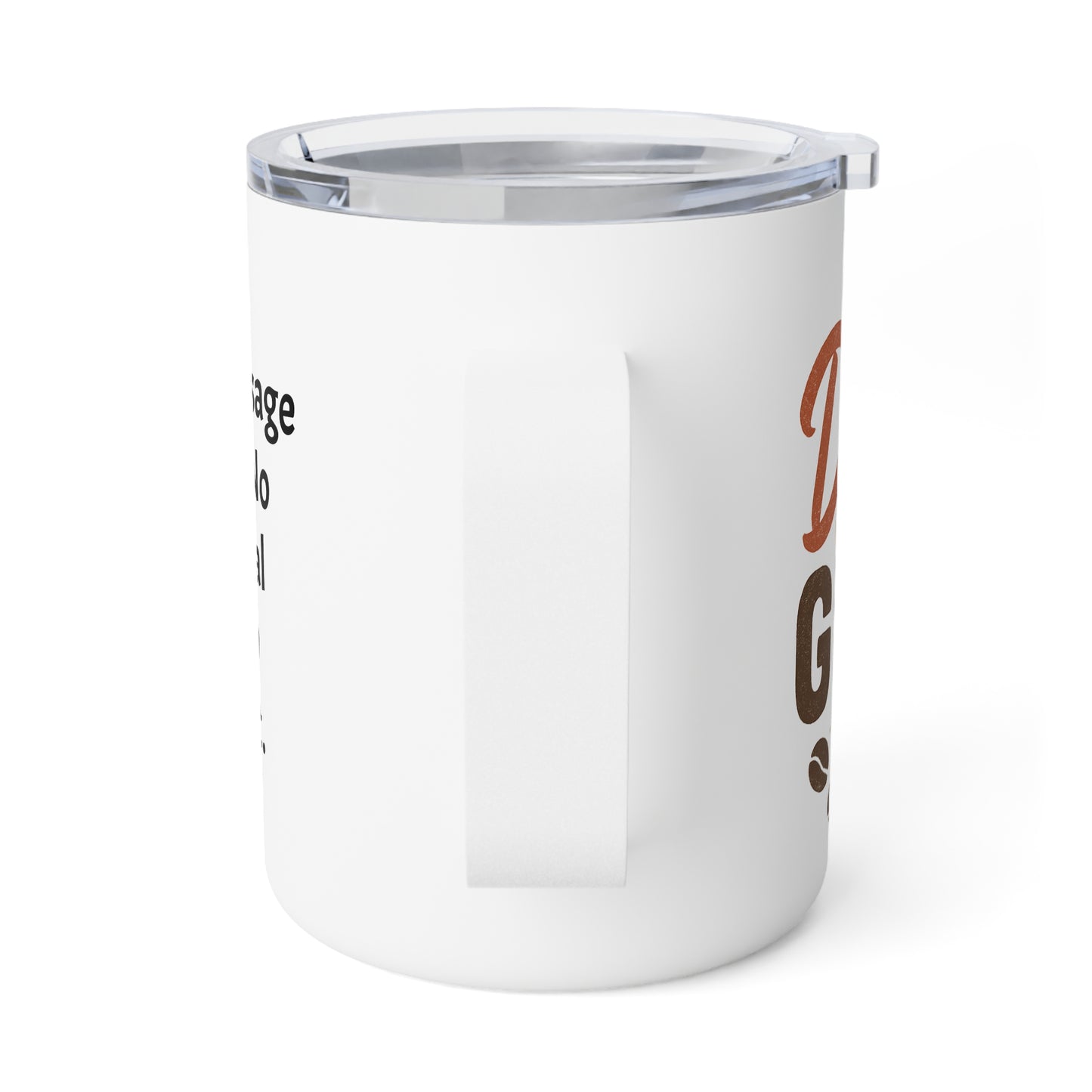 Daily Grind Insulated Coffee Mug Personalized Gift, Travel Mug, Custom Coffee Cup, Fun Drinkware