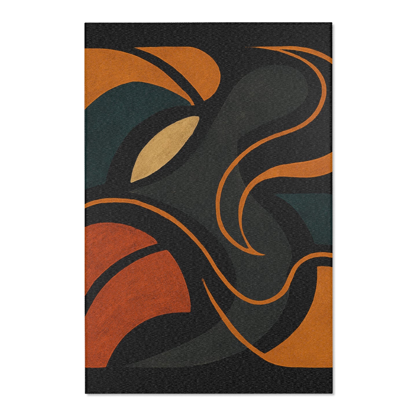 Stylish Abstract Area Rug, Modern Home Decor, Living Room Accent, Bohemian Floor Covering, Geometric Home Styling