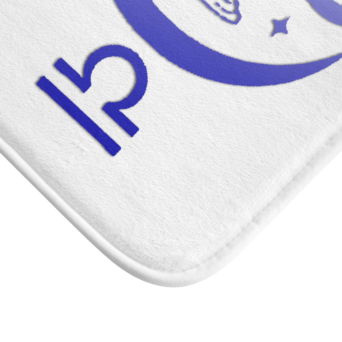 Libra Bathmat with Scales and Moon Design, Astrology Home Decor, Zodiac Gift, Bathroom Mat, Astrology Lover's Gift