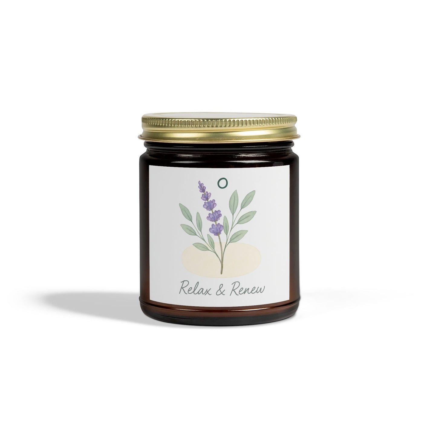 Relax & Renew Scented Candle, Aromatherapy Candle, Lavender Candle, Eco-Friendly Candle, Gift for Self-Care, Home Decor