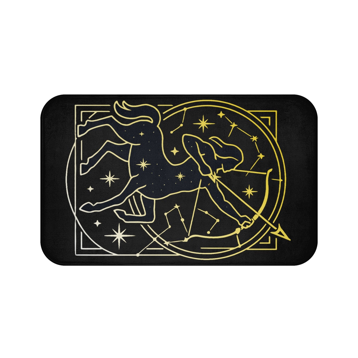 Sagittarius Bathmat, Horoscope Decor, Astrology Gift, Zodiac Bathroom Rug, Astrology Lover's Home Accessory