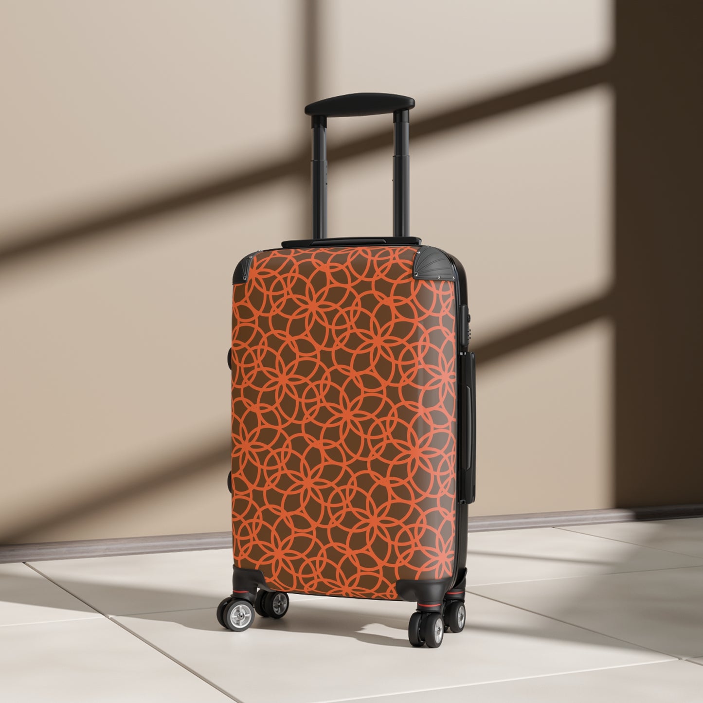 Stylish Suitcase with Floral Design - Perfect for Travel, Gifts, and Adventures