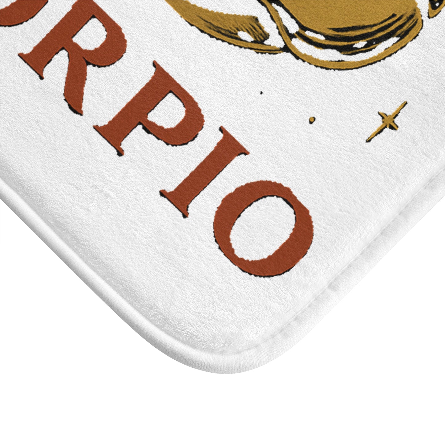 Scorpio Zodiac Bath Mat, Astrological Home Decor, Horoscope Gift, Scorpio Merchandise, Astrology Bathroom Rug