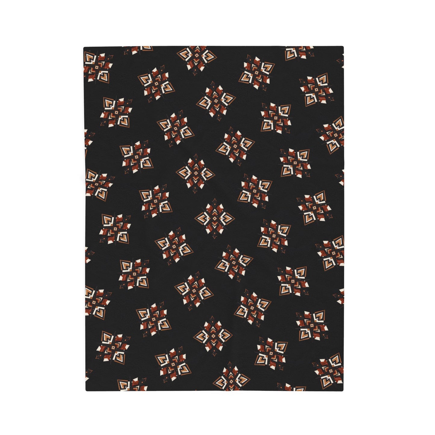 Bohemian Velveteen Plush Blanket, Cozy Throw for Home Decor, Gifts for Her, Warm Bedroom Accessory